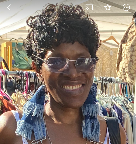 Large Denim Bell Bottom earrings